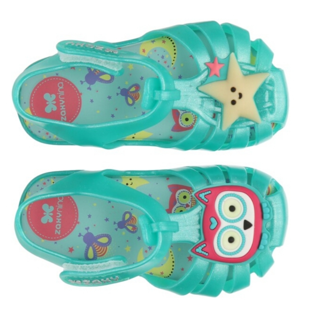 Zaxy glow in the dark baby infant sandals 5 6 7